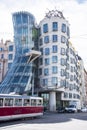 The Dancing House or Fred and Ginger, is one of the most iconic buildings in Prague